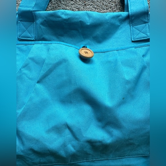 Vintage Unisex Men’s Women’s Blue Gym Sport Duffle Zip Up Bag Adjustable Strap - Picture 3 of 8
